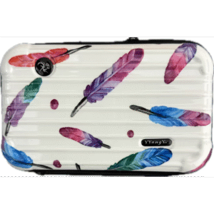 Multi Color White Clutch